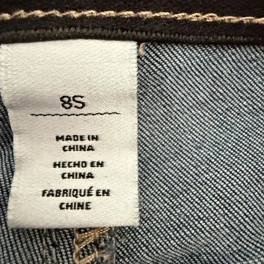 White House Black Market Skinny Jeans Blue Size 8S EUC